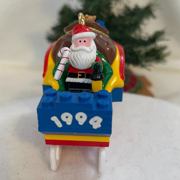 Santa LEGO Sleigh Hallmark Ornament - Picture 4 of 7